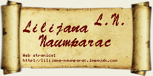 Lilijana Naumparac vizit kartica